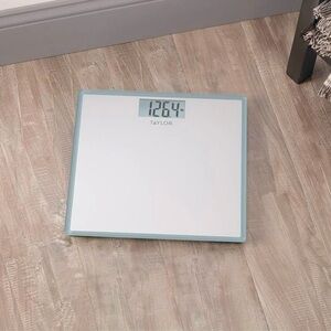 Taylor White and Light Blue Digital Scale